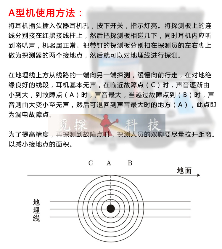 電力電線(xiàn)地埋線(xiàn)漏電短路斷路故障測試儀，漏電檢測儀，斷路檢測儀